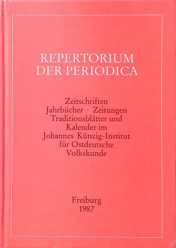 Repertorium der periodica - periodica,