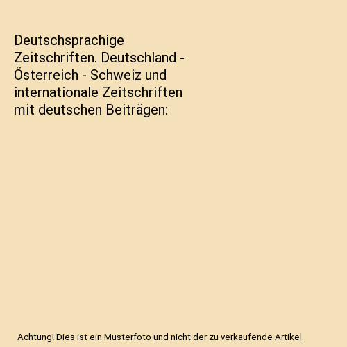 Deutschsprachige