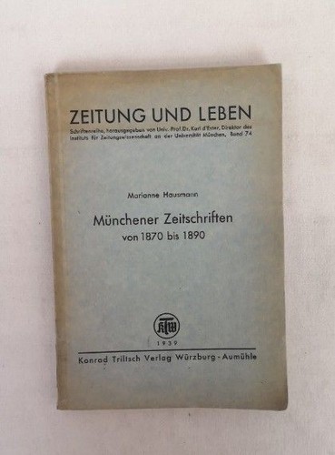 Münchener zeitschriften von - münchener,