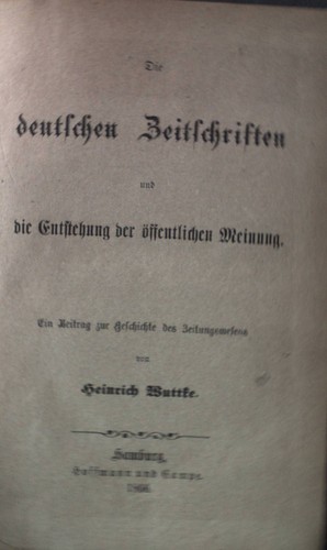 Die deutschen zeitschriften - deutschen,