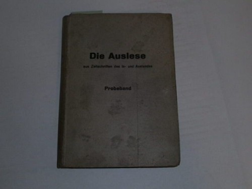 Diverse die auslese aus - diverse:,