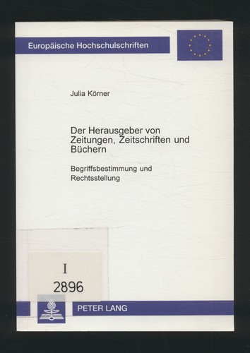 Der herausgeber von - herausgeber, zeitungen